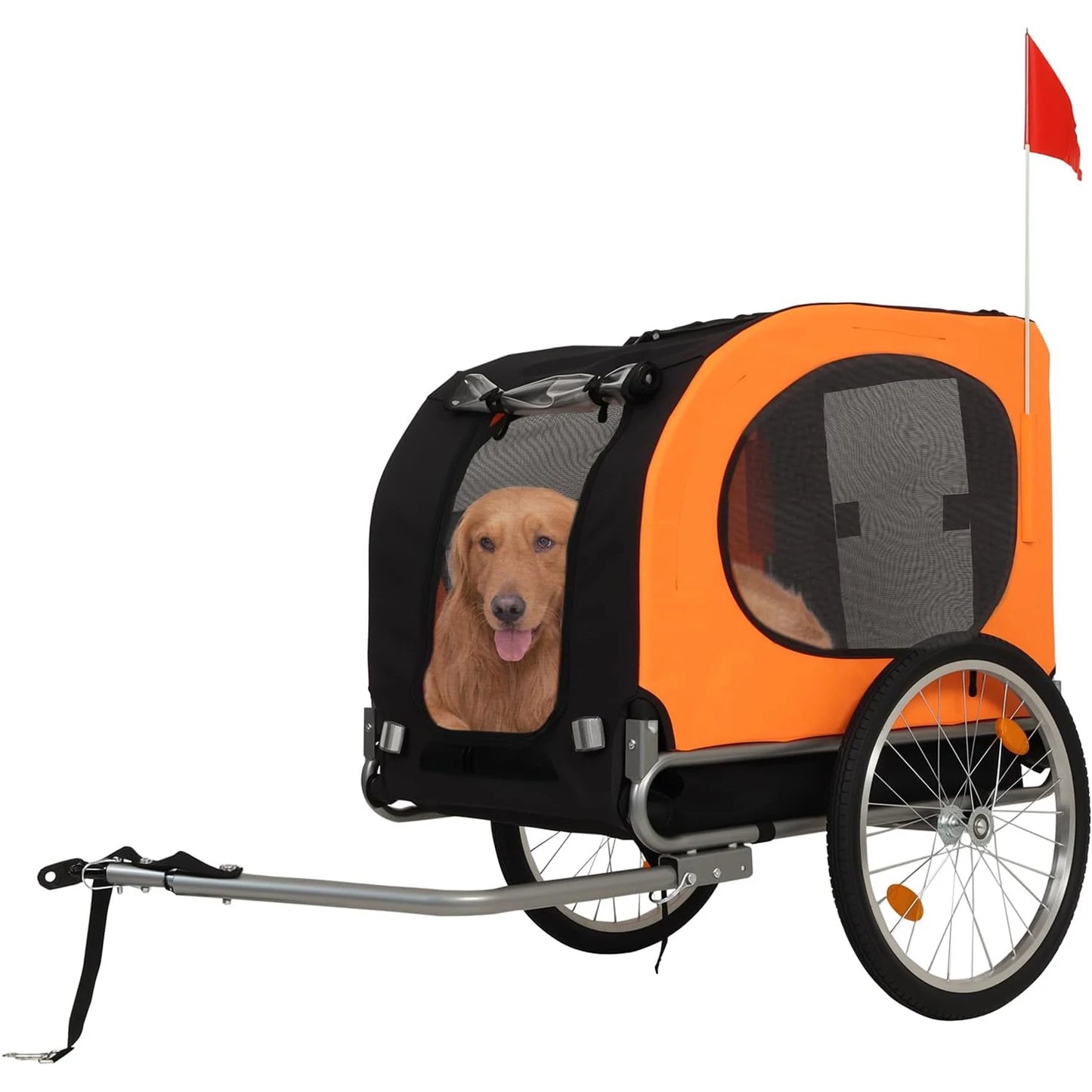 Hunde-Fahrradanhänger 2-in-1 – Fahrradanhänger & Buggy für Hunde