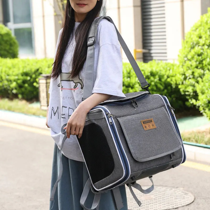 Fahrrad- & Motorrad-Tasche für Haustiere – Tragbarer Rucksack für Hunde & Katzen