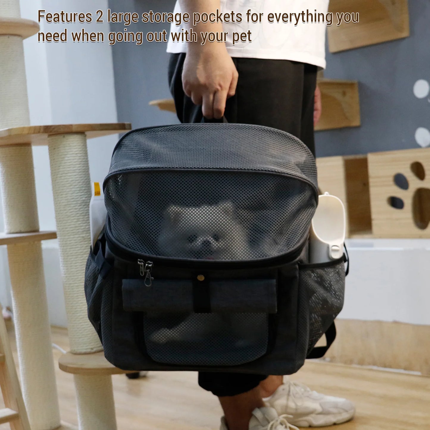 Fahrradkorb für Hunde & Katzen – Robuste Tragetasche, Rucksack & Autositz in einem