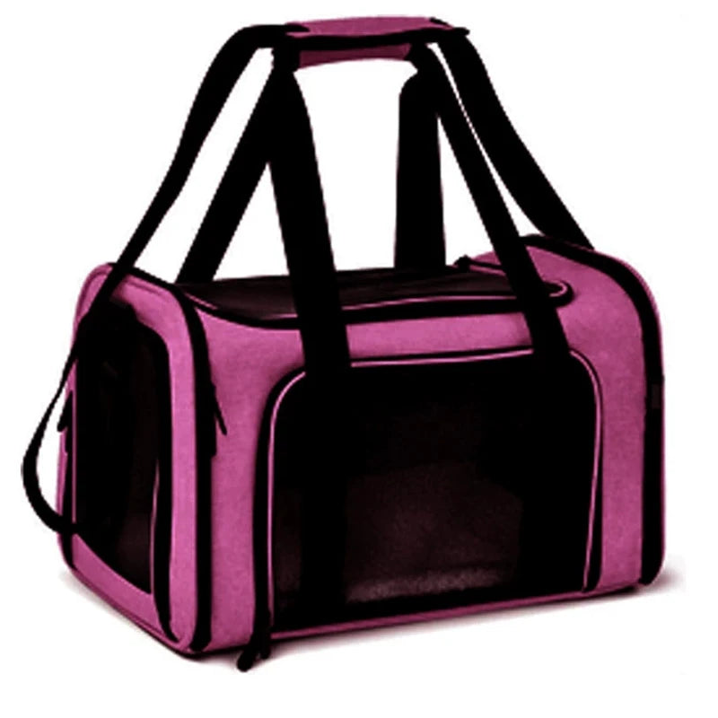 Faltbare Haustier-Tragetasche – Atmungsaktiver Rucksack & Handtasche für Katzen, Hunde