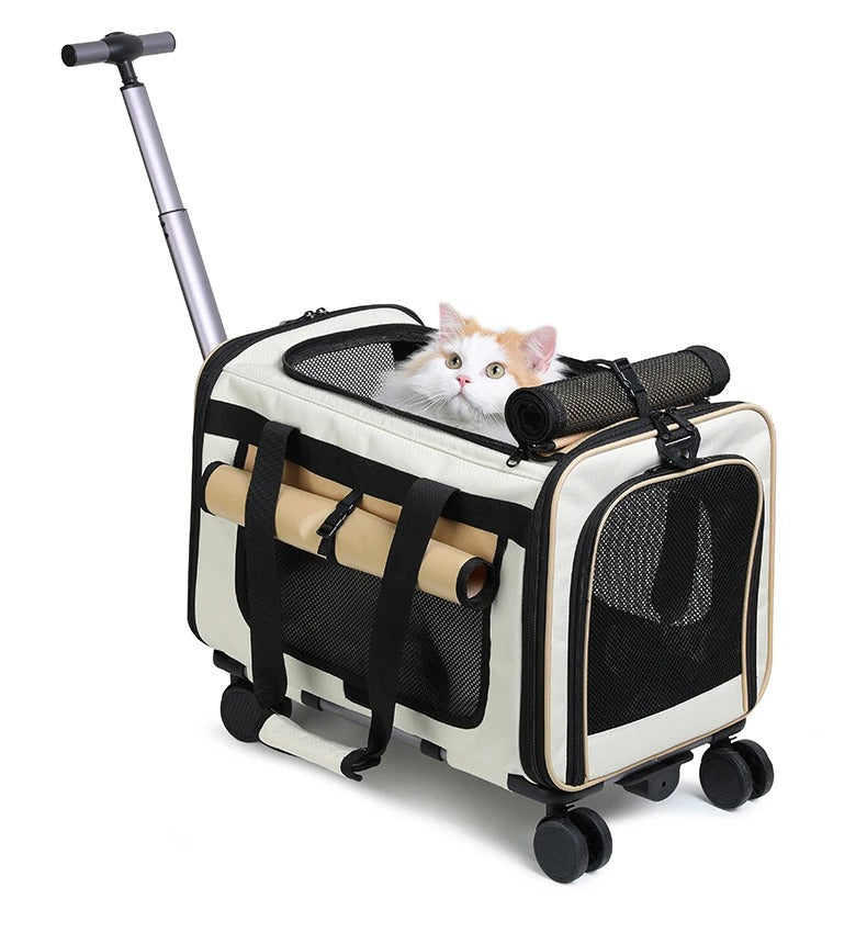 Tier-Trolley XL – faltbare Transporttasche für Hunde & Katzen